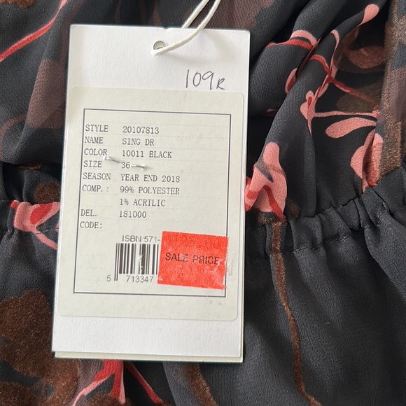 ICHI Long Sleeve Dress - Picture 3 of 3